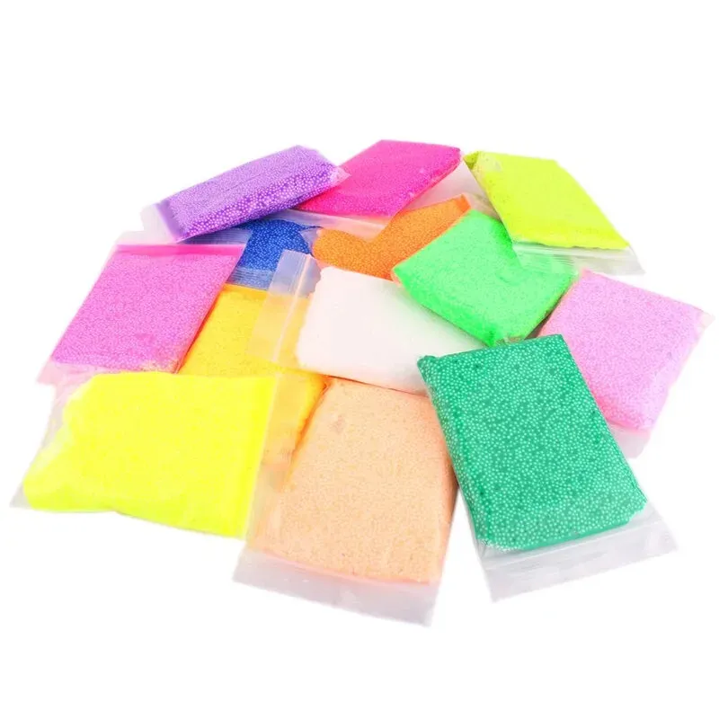 12 Colors Snow Mud Fluffy Foam Slime