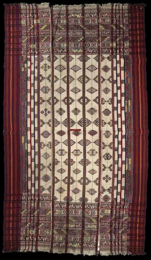 1301 Vintage Bhutan Handwoven Kushitara Cloth