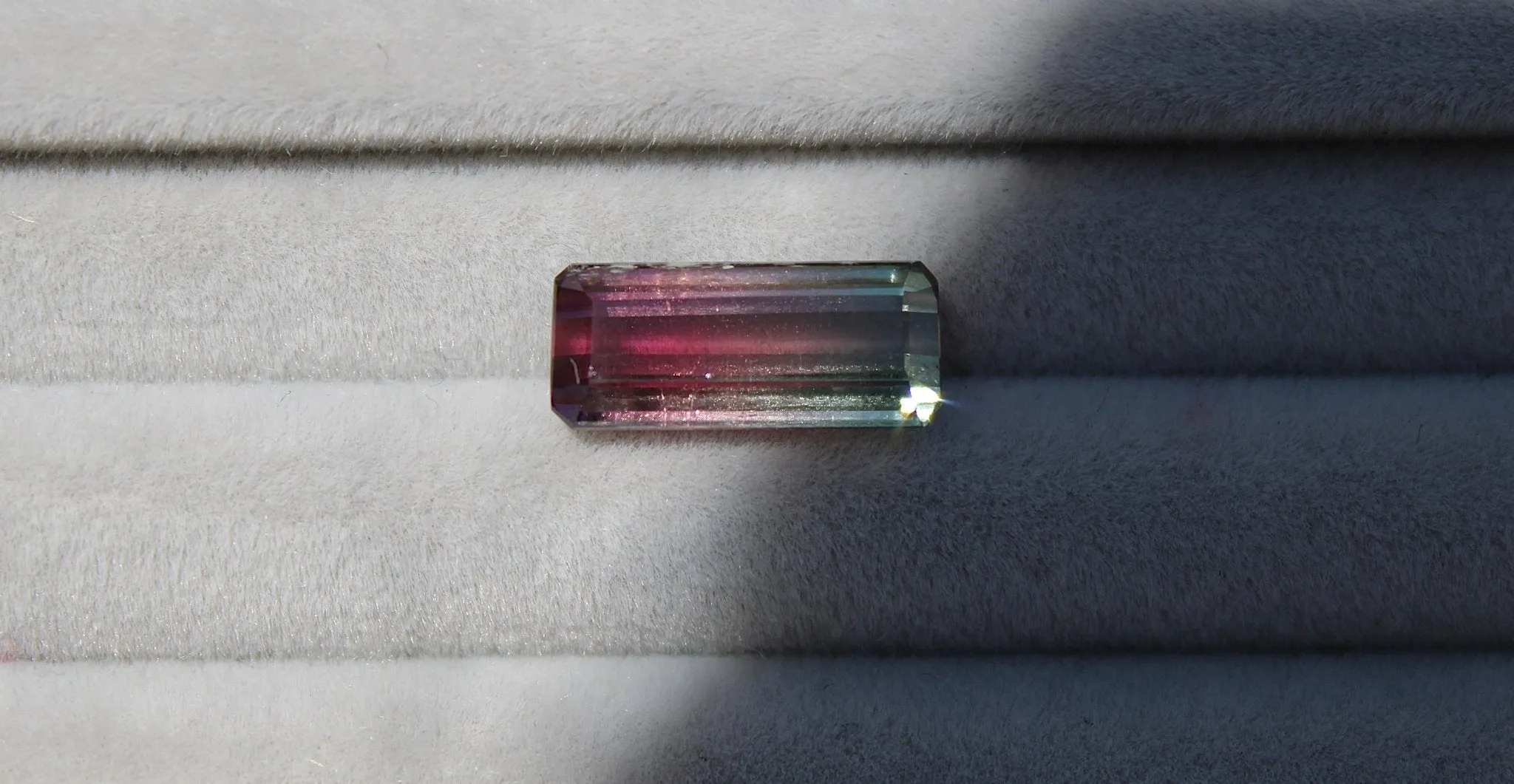 3.34ct Brazilian Elongated Bi Colour Tourmaline