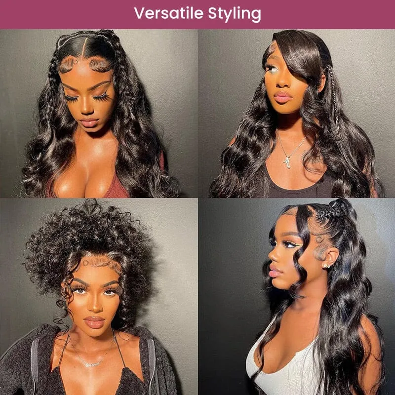 360 Lace Frontal Loose Wave Natural Black Human Hair Wig Free Part - Arabella Hair