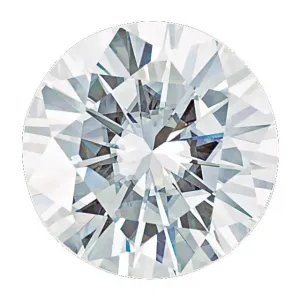 9.00mm Round Hearts & Arrows Forever One™ Lab-Grown Moissanite