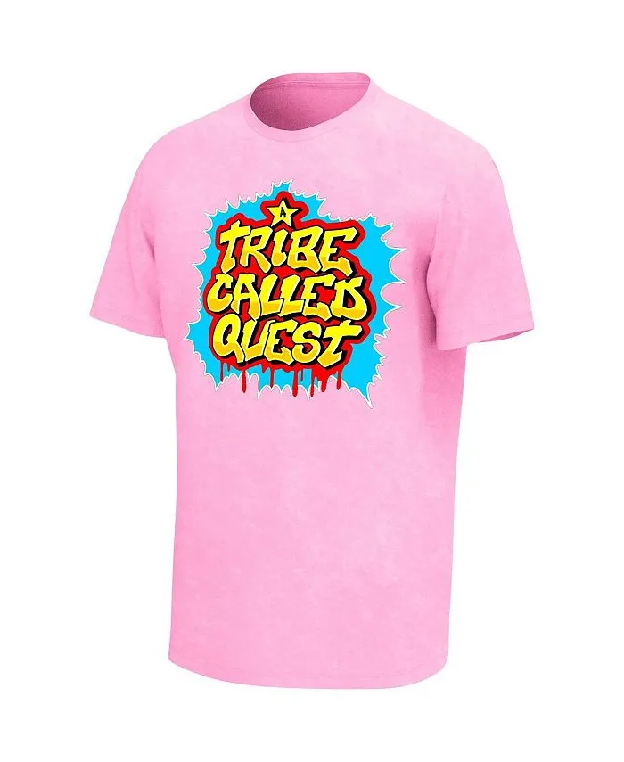 A Tribe Called Quest Philcos Men's Pink Graphic Washed T-Shirt, Pink