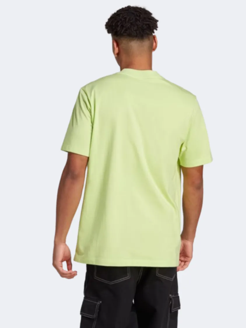 Adidas Future Icons Badge Of Sport Men Sportswear T-Shirt Pulse Lime/Black