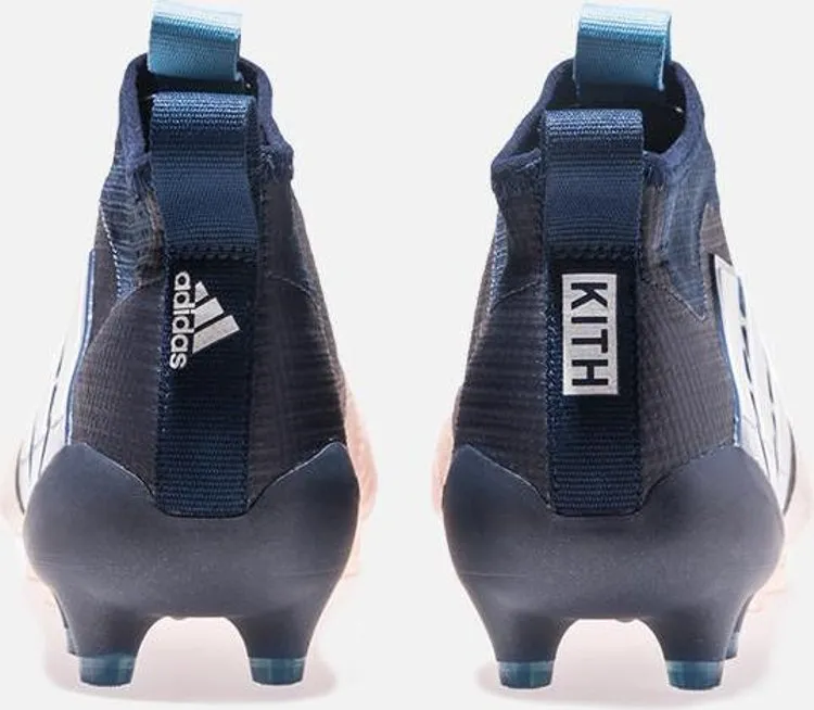 Adidas Kith x Ace 17  Cleat 'Navy Pink' Sneakers, Blue