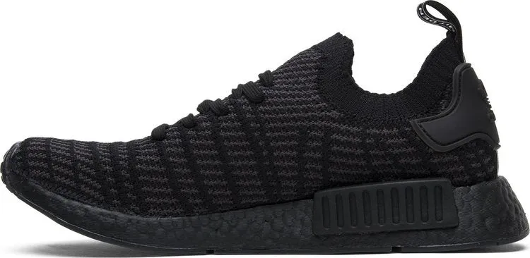 Adidas NMD_R1 Primeknit STLT 'Triple Black' sneakers, black