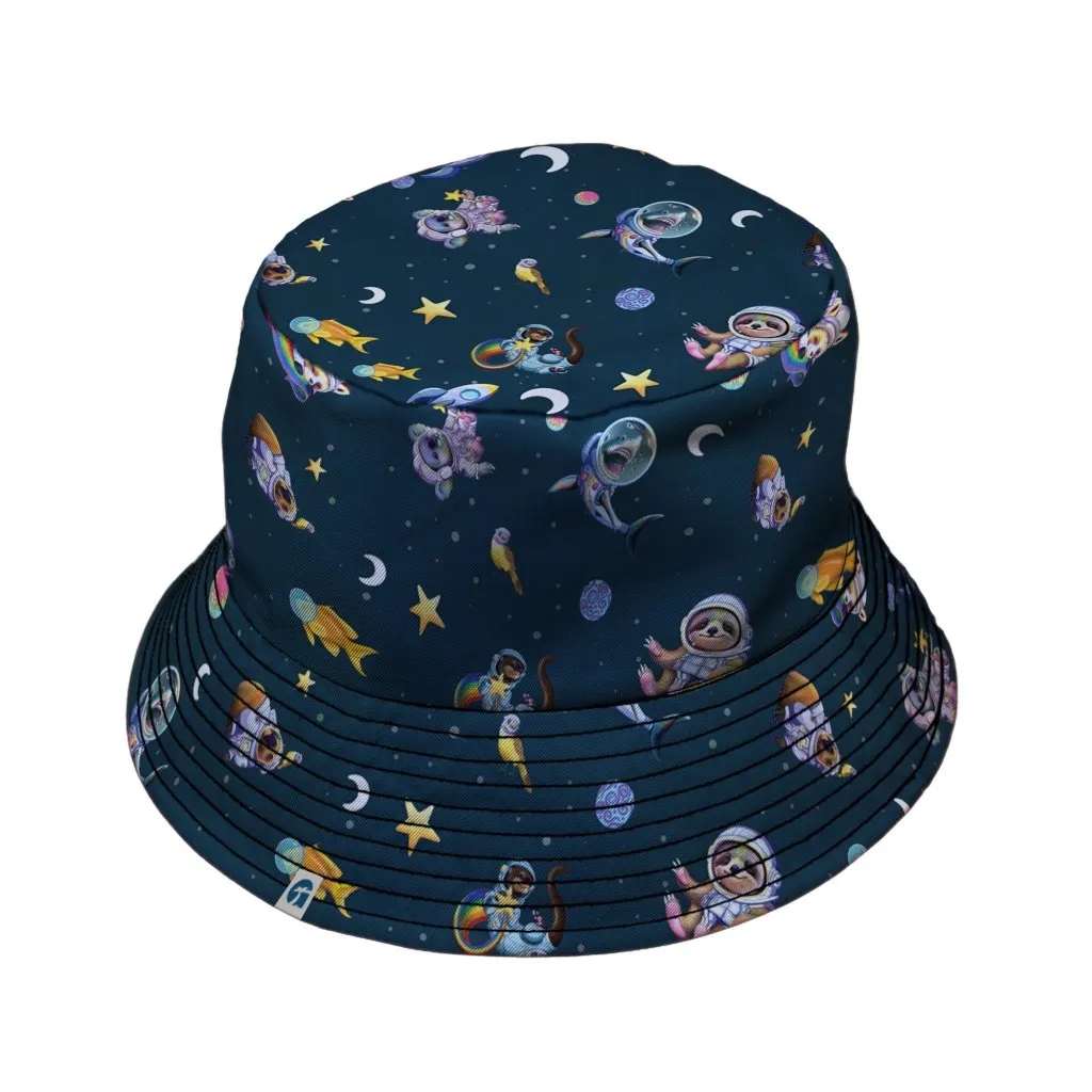 Animal Astronauts in Space Bucket Hat