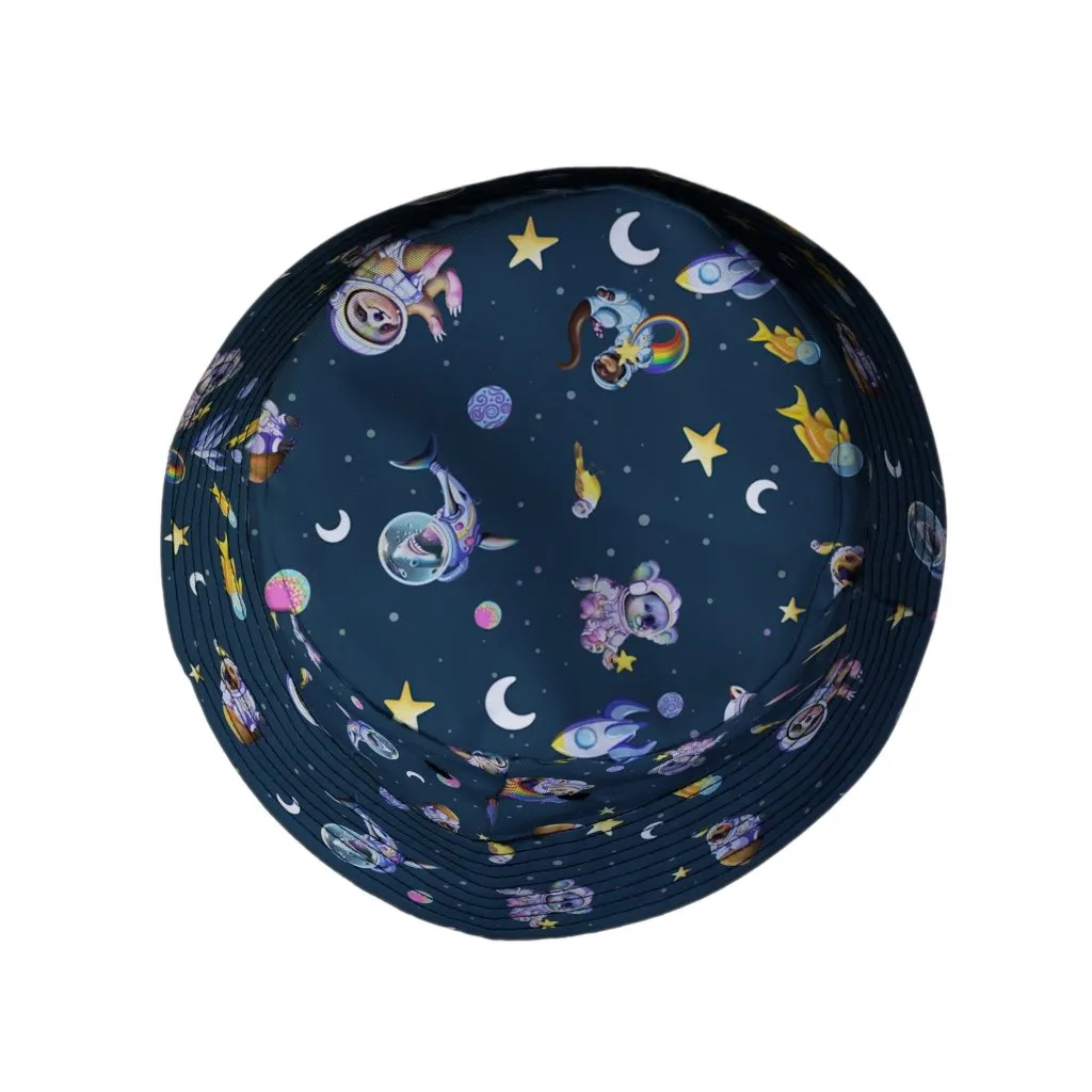 Animal Astronauts in Space Bucket Hat