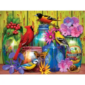 Audubon - Feathered Reflections 300 Piece EZ Grip Jigsaw Puzzle