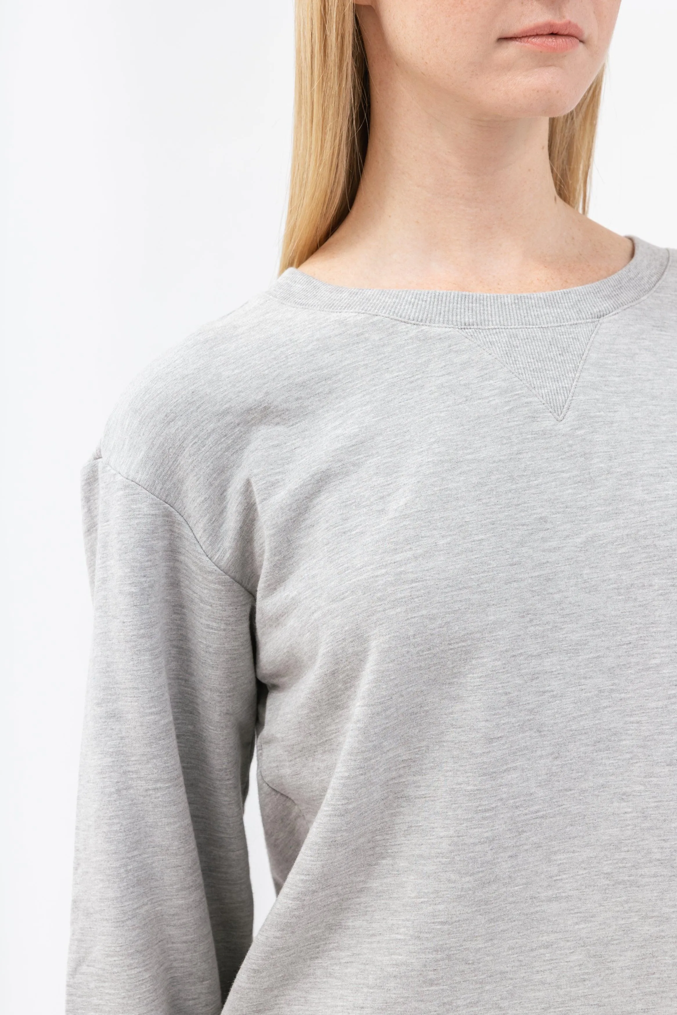 Bamboo Brushed-Back Fleece Crew Neck Sweatshirt