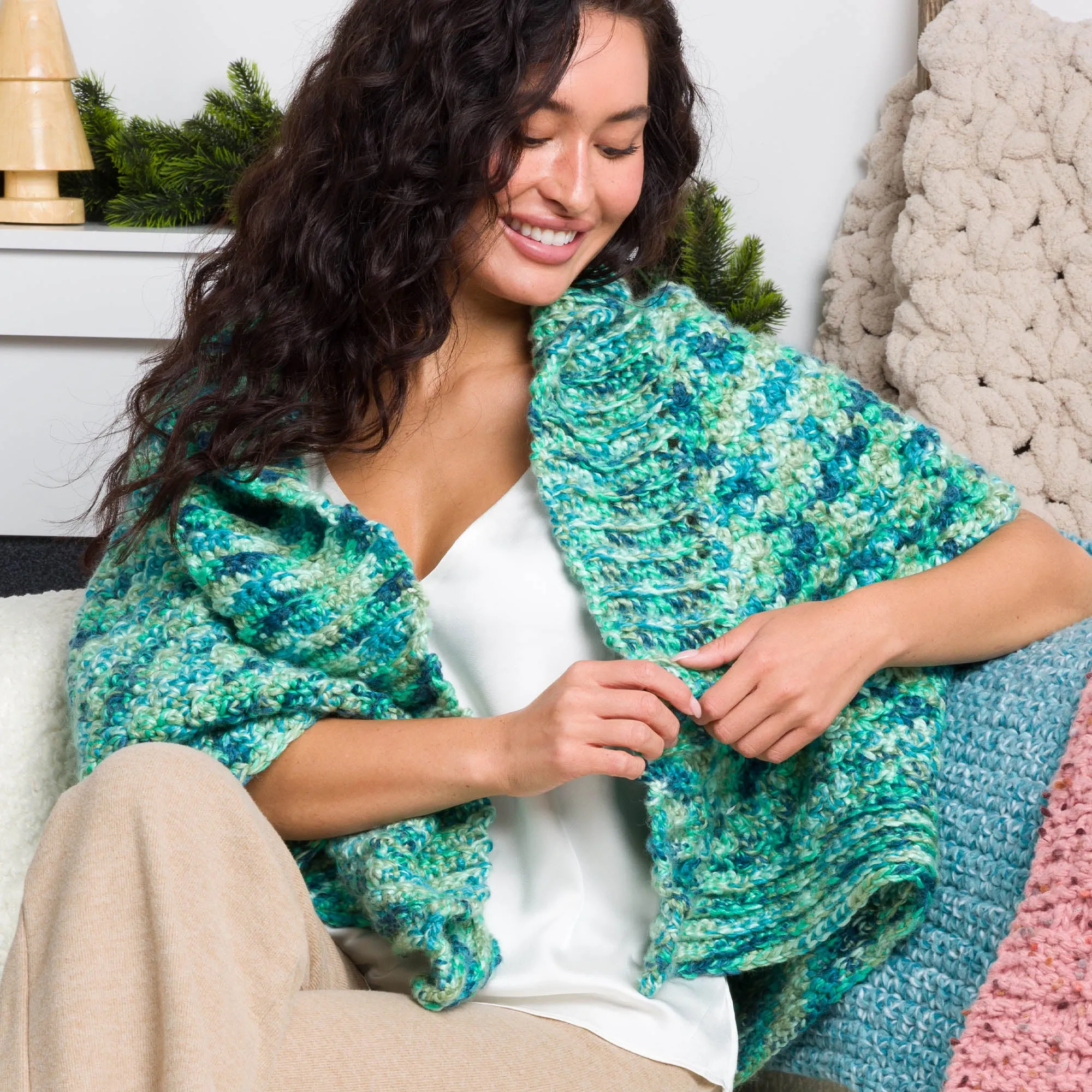 Bernat Spark Crochet Textured Cocoon