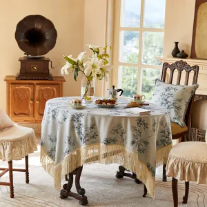 Briar Oriental Bamboo Print Custom Tablecloth