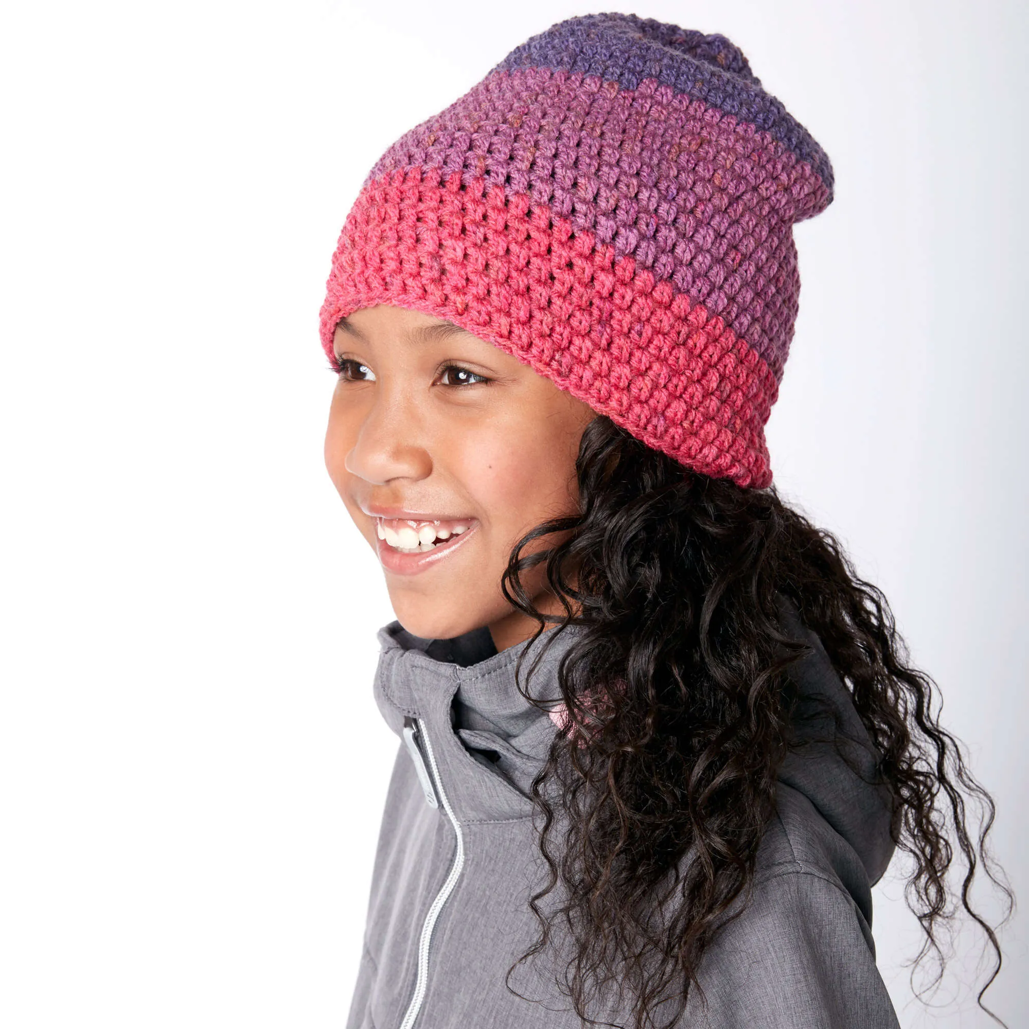 Caron Slouchy Crochet Beanie