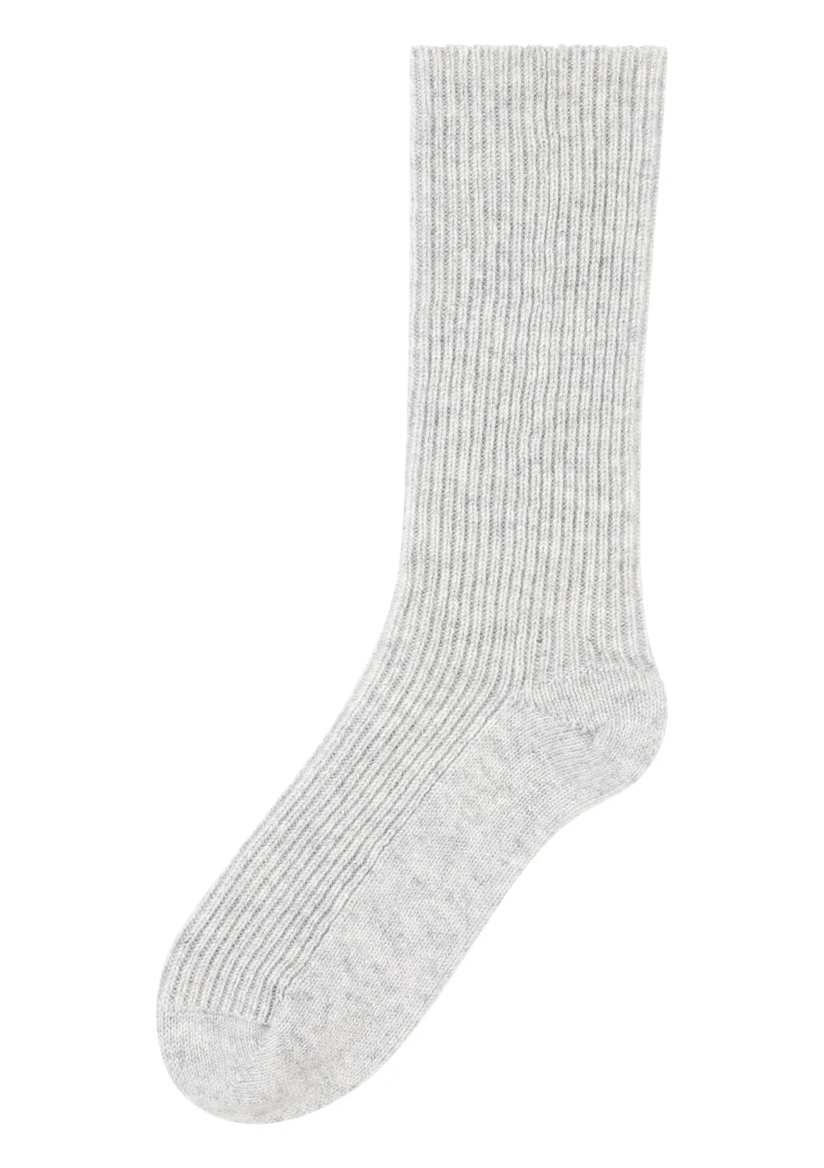 Cashmere Sock in Foggy Grey