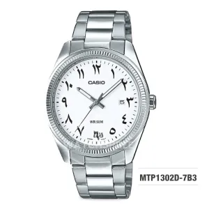 Casio Men's Standard Analog Silver Stainless Steel Band Watch MTP1302D-7B3 MTP-1302D-7B3