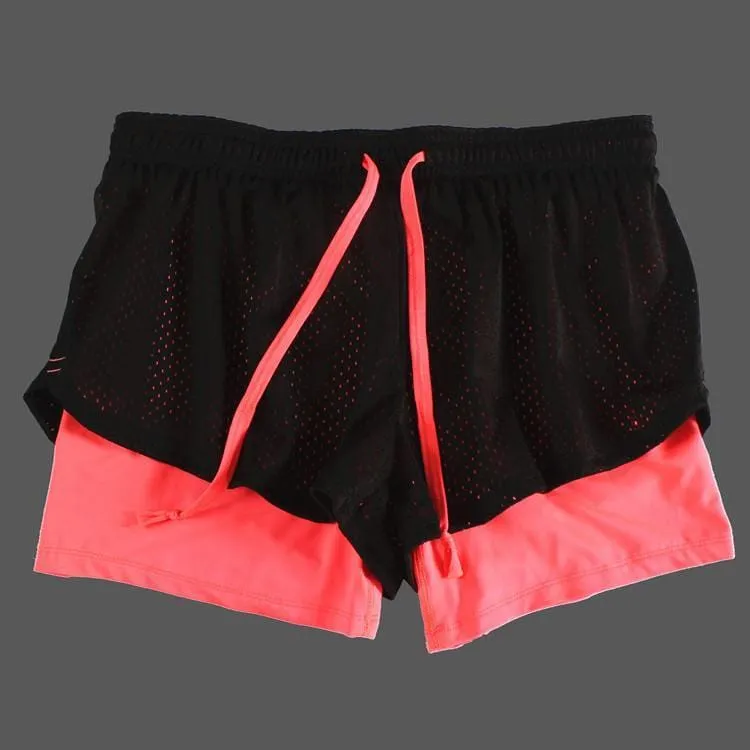 Colorful Women's Polyester Running Shorts