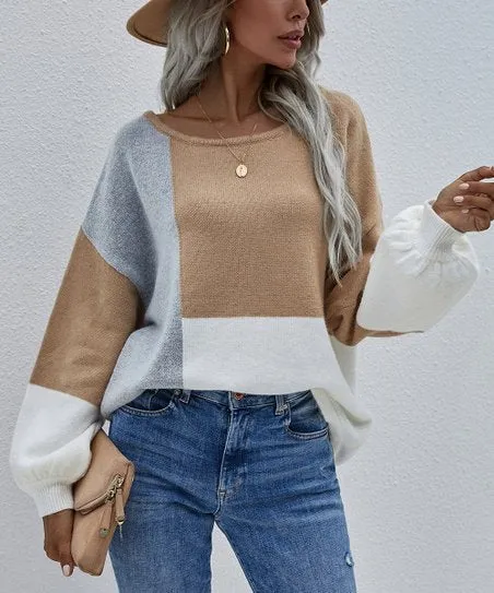 Colour Block Sweater