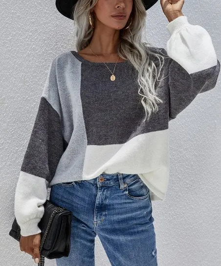 Colour Block Sweater