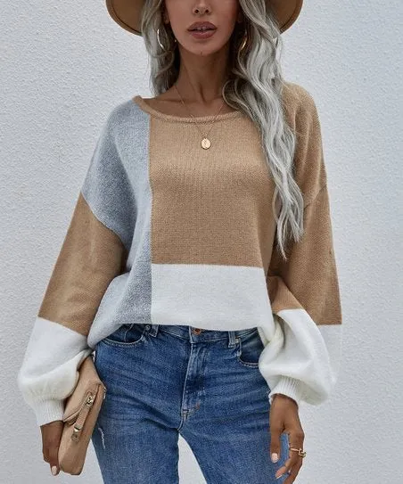 Colour Block Sweater