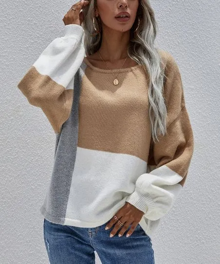 Colour Block Sweater