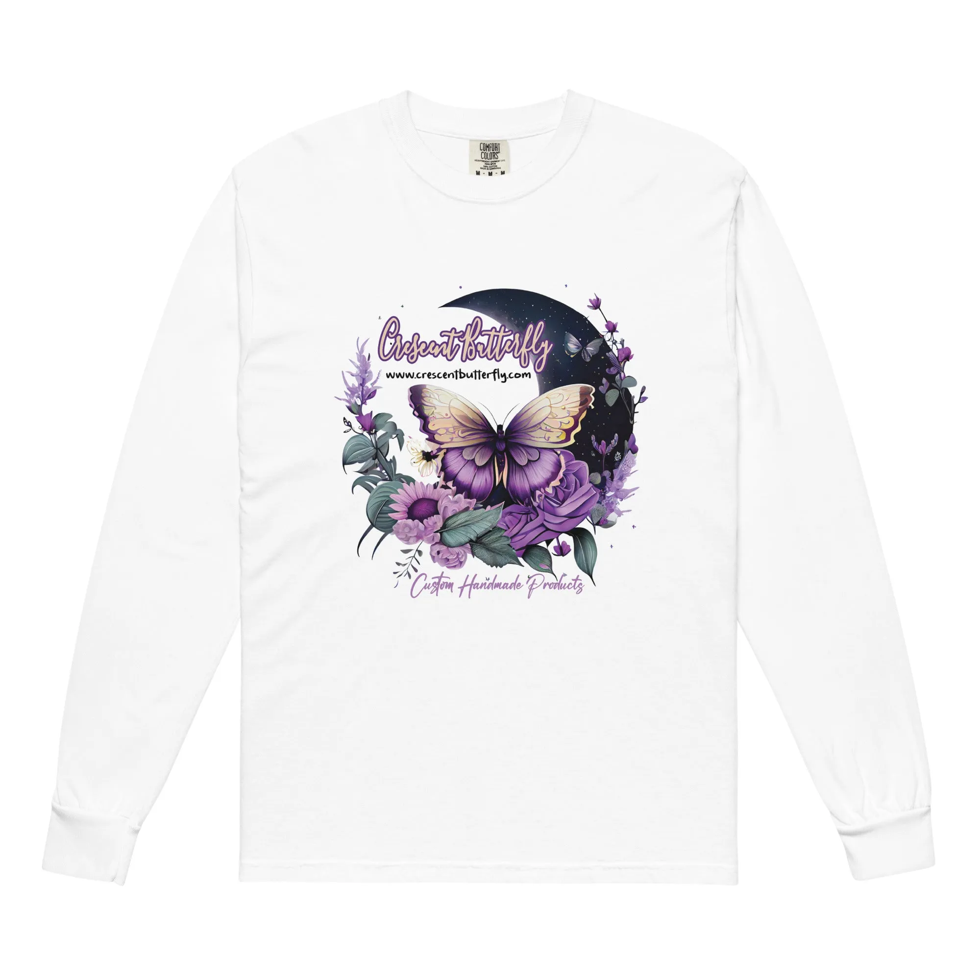 Crescent Butterfly Long-Sleeve Shirt