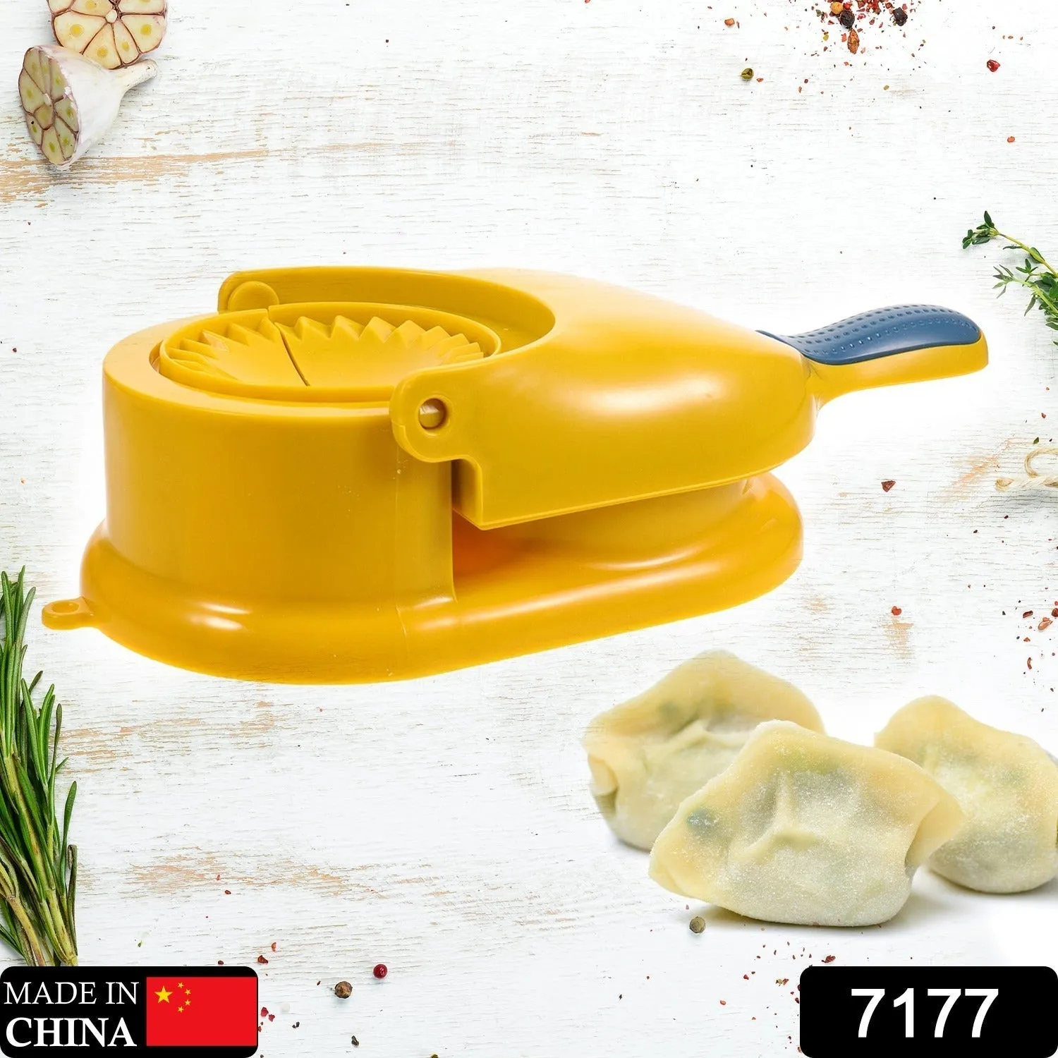 DUMPLING SKIN PRESS MOULD FOR GUJIYA , GHUGHRA , MOMOS MAKING, 2 IN 1 DUMPLING MAKER MOULD MACHINE, KITCHEN DUMPLING MAKING TOOL