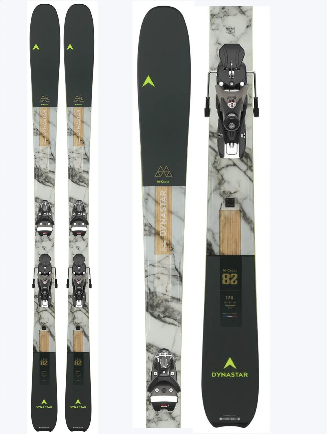 Dynastar M Cross 82 Mens Snow Skis   Look Konnect NX 12 Bindings 2024