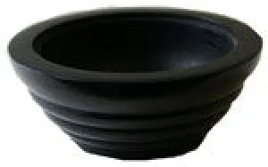 Ebony Soapstone Smudge Bowl, 5 inches diameter