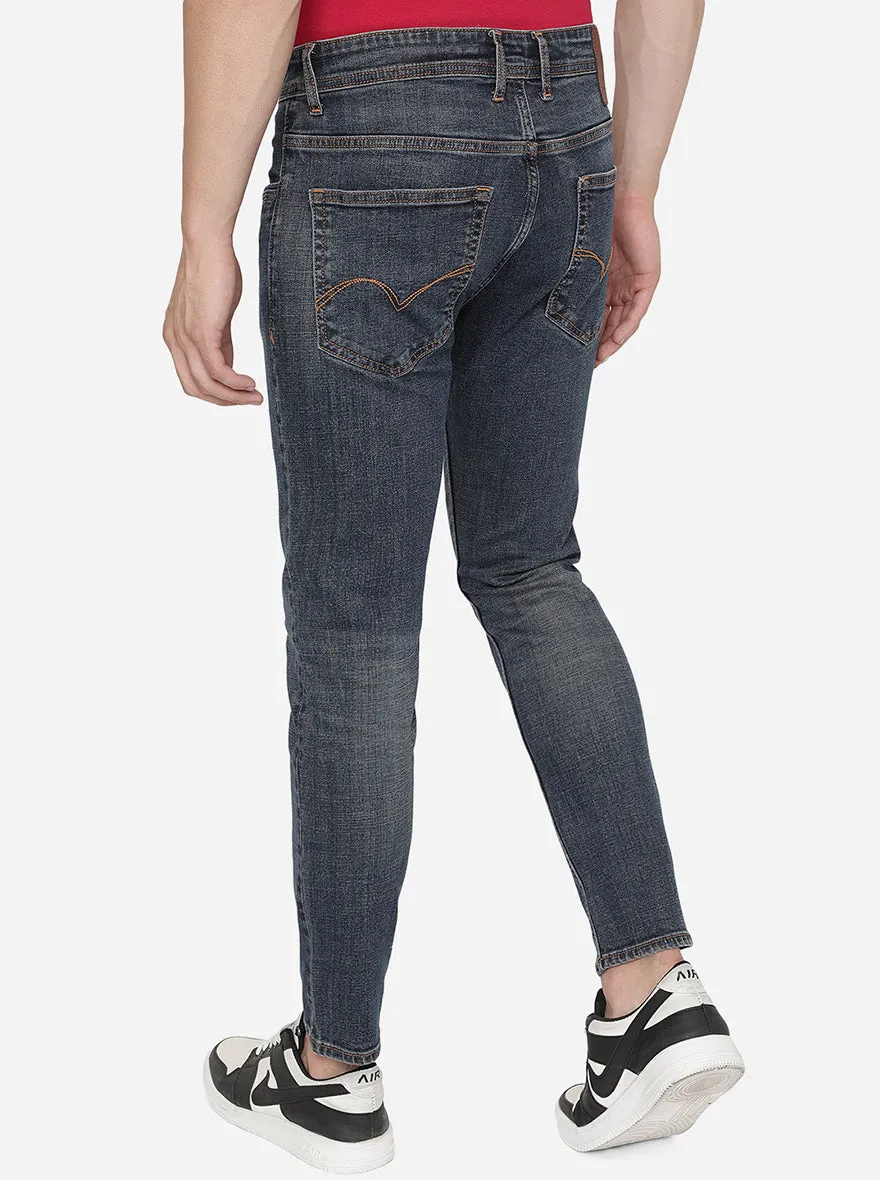 Estate Blue Washed Rider Fit Jeans | JadeBlue