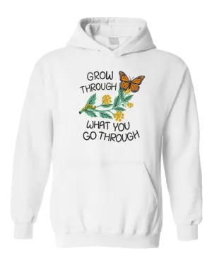 Grow Through What You Go Through (Butterfly) - Hoodie