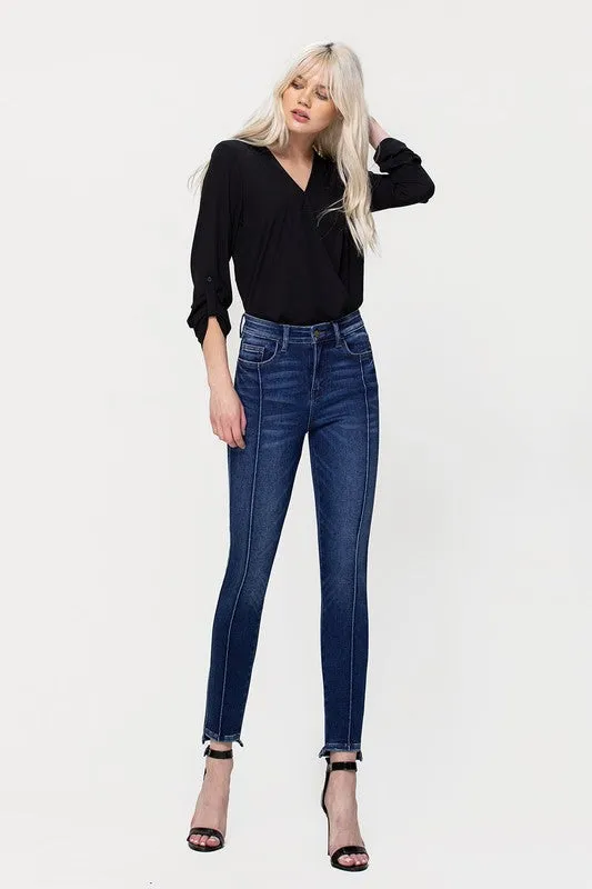 High Rise Ankle Skinny