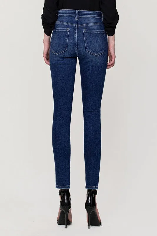 High Rise Ankle Skinny