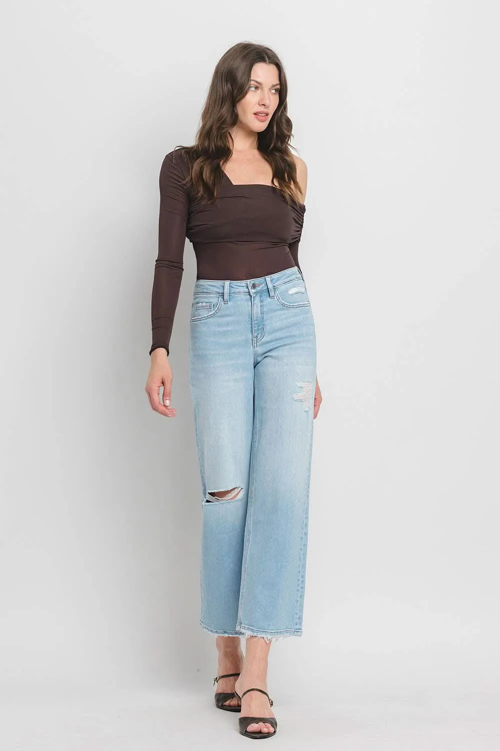 High Rise Wide Leg Jeans