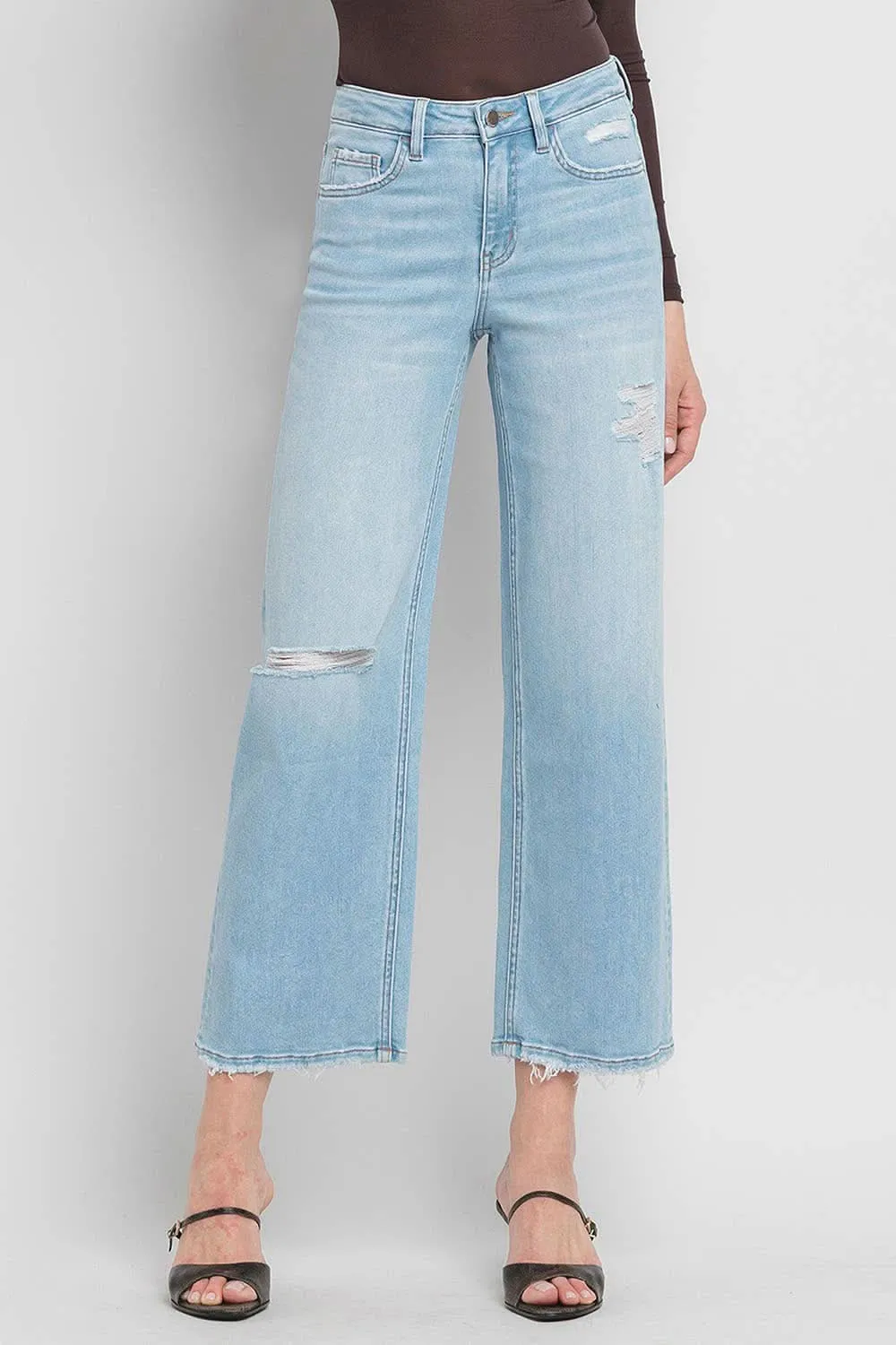 High Rise Wide Leg Jeans