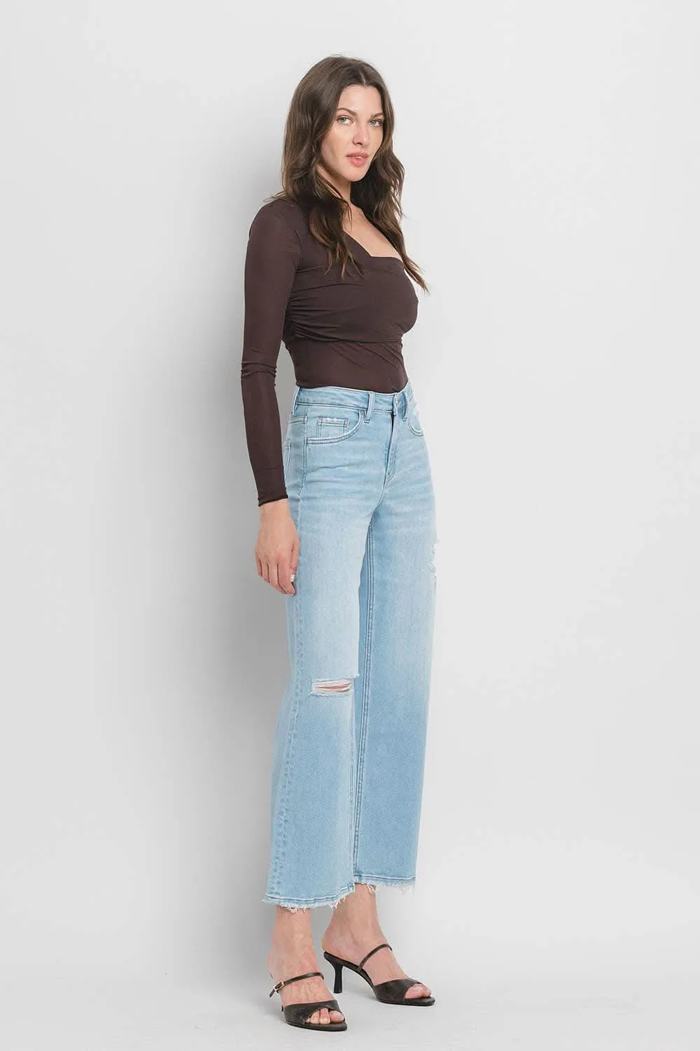 High Rise Wide Leg Jeans