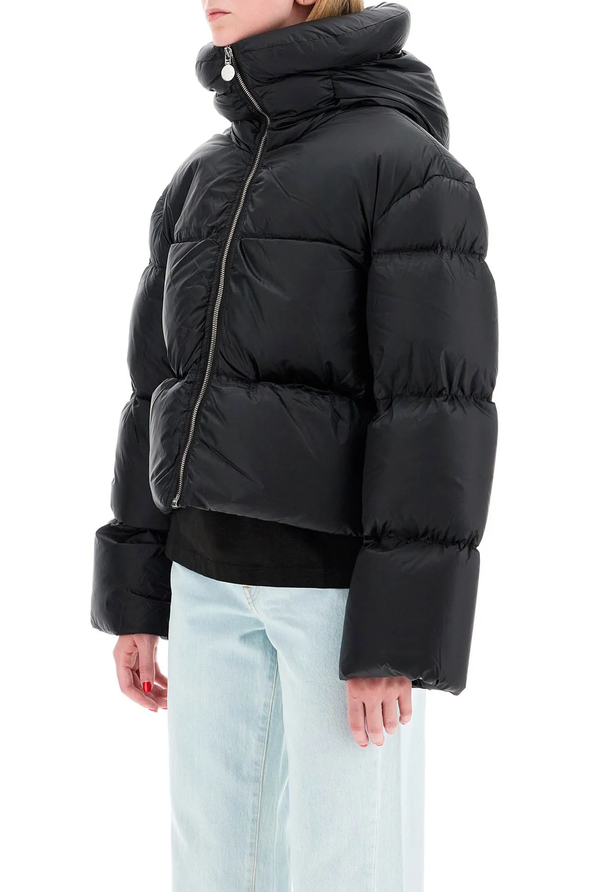 Ienki Ienki hooded kenny j boxy down jacket