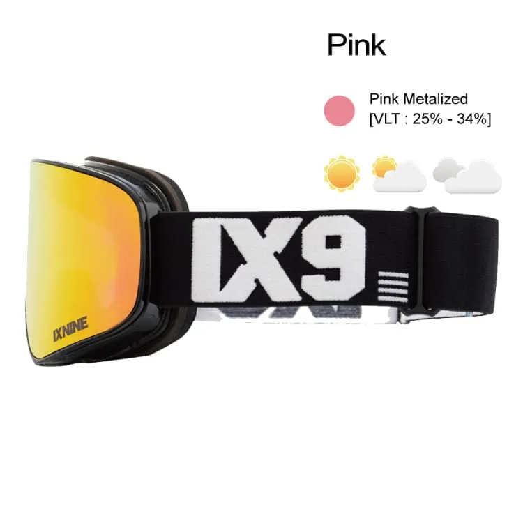 Ixnine IX3-14 Snow Goggles-PINK [Korean Brand]