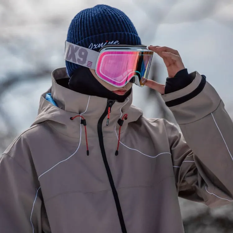 Ixnine IX3-19 Snow Goggles-FONDANT PINK [Korean Brand]