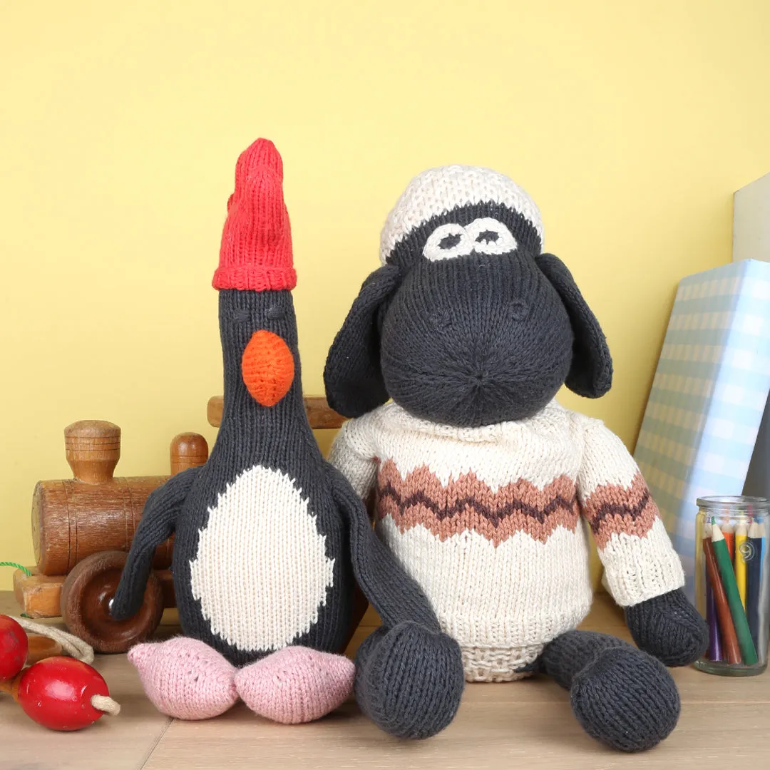 Knitted Feathers McGraw Soft Toy