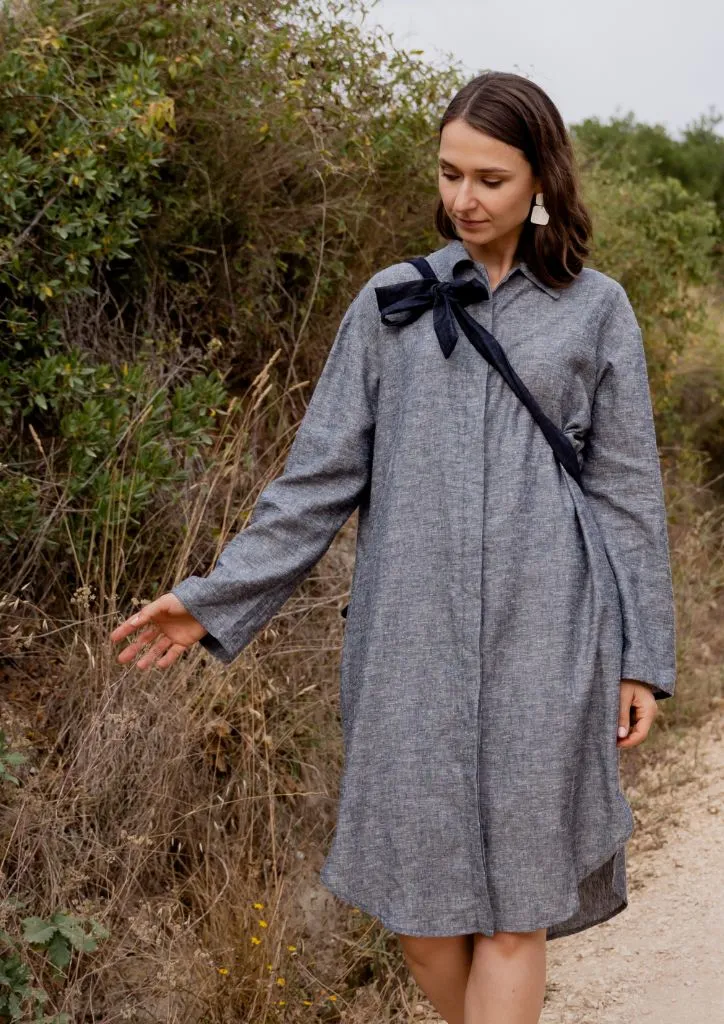 LONG SHIRT DRESS