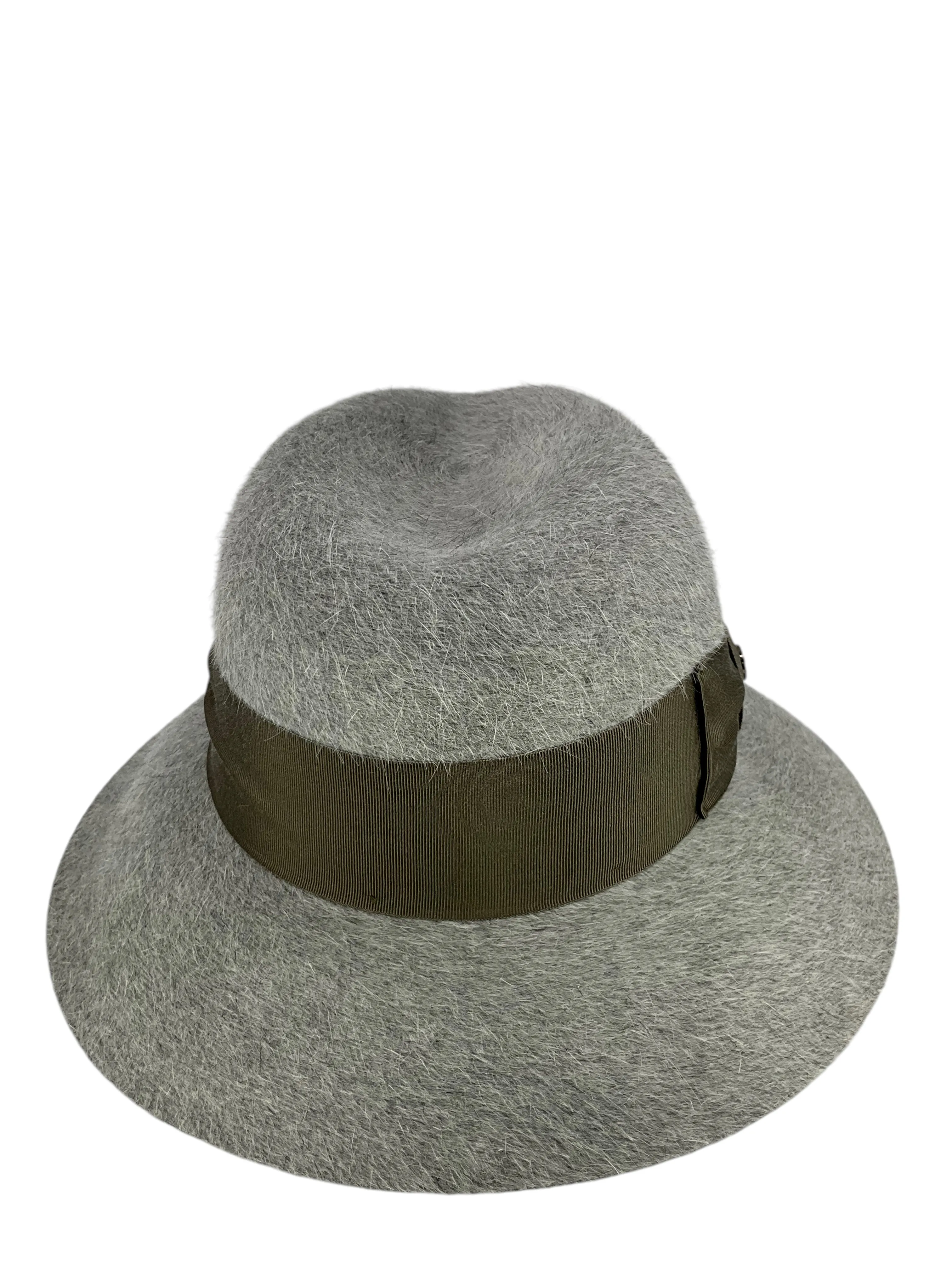 LORO PIANA Cashmere Felt Fedora Hat Size S