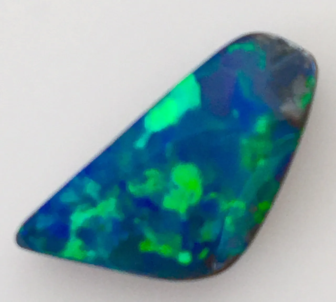 Magic Green Blue  solid boulder opal