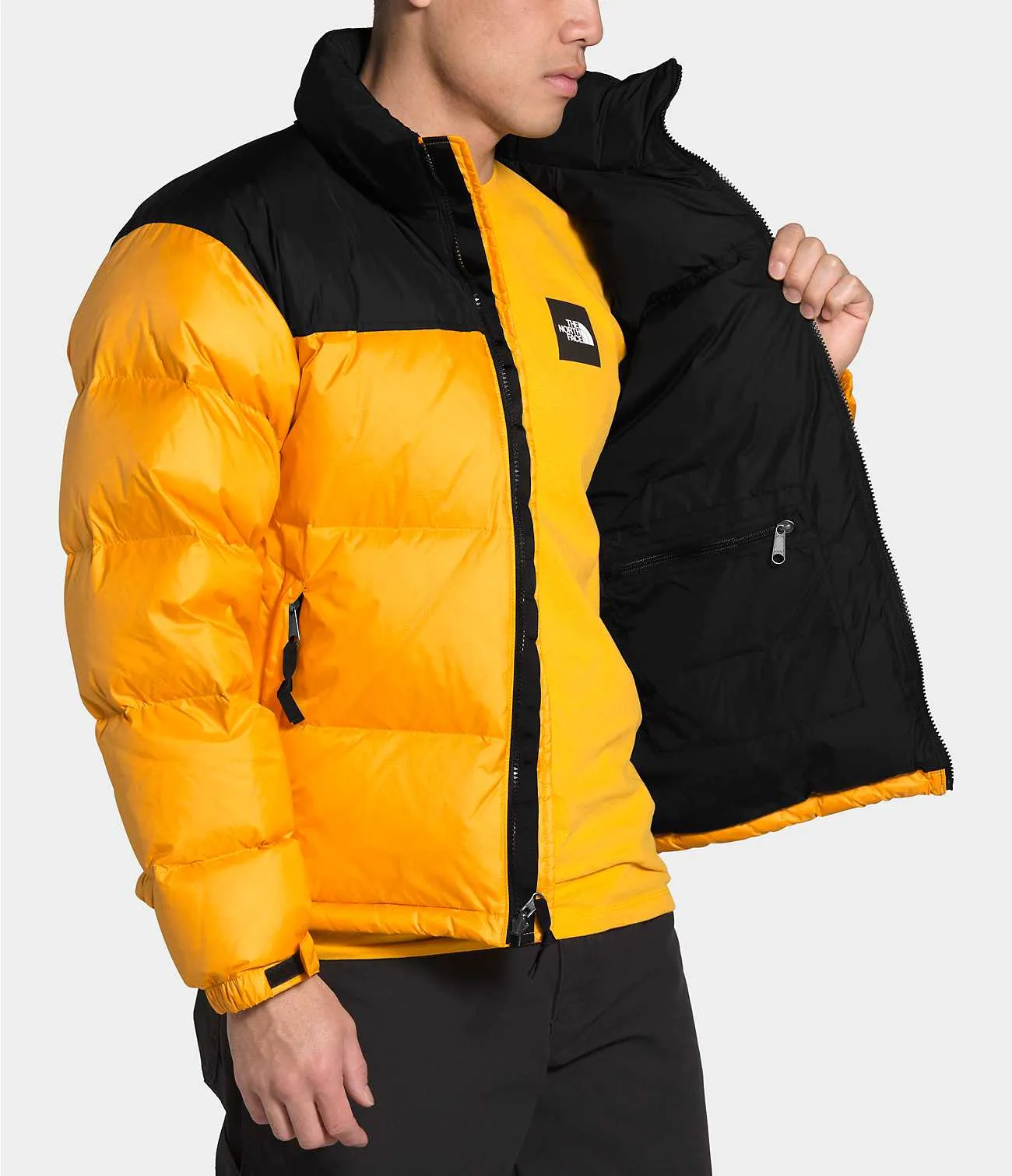 Men's 1996 Retro Nuptse Jacket - Summit Gold/TNF Black