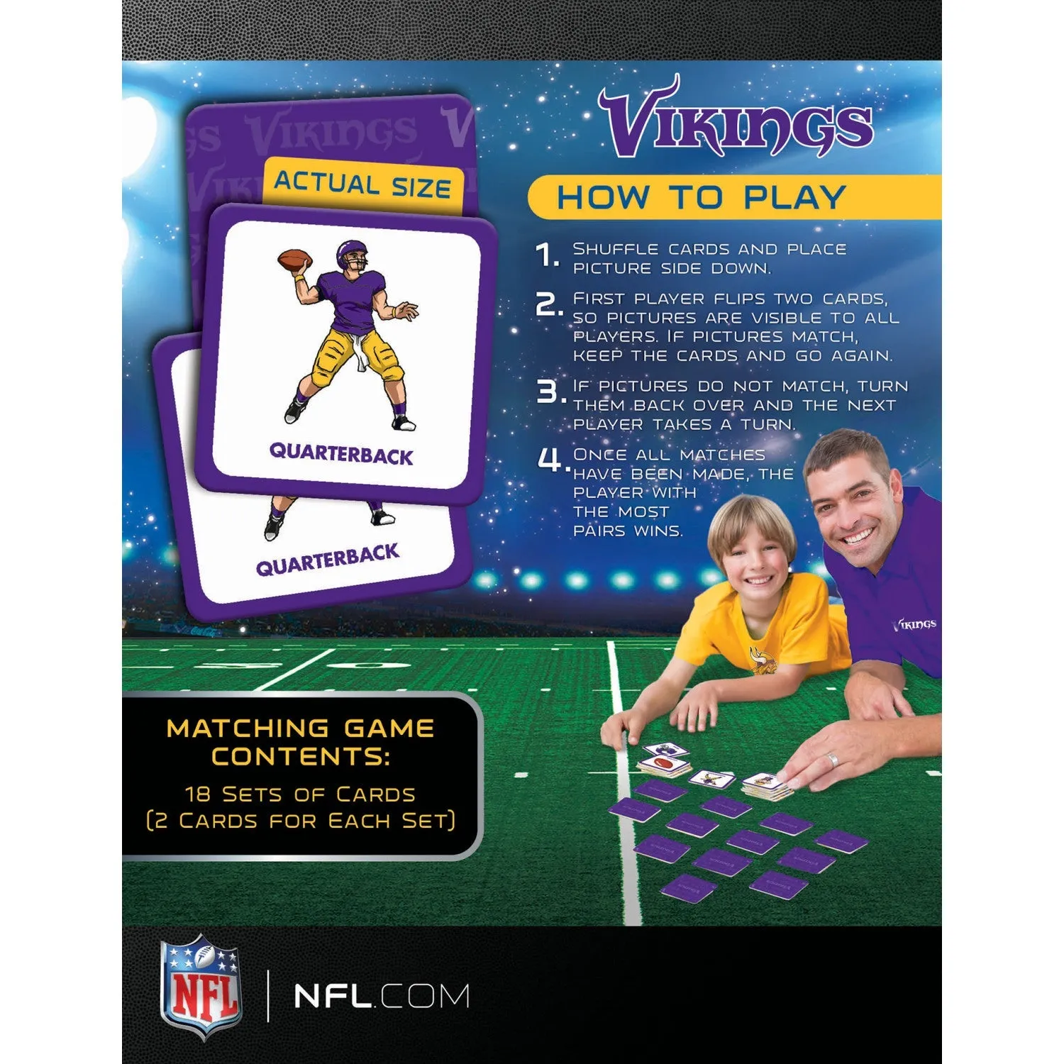 Minnesota Vikings Matching Game