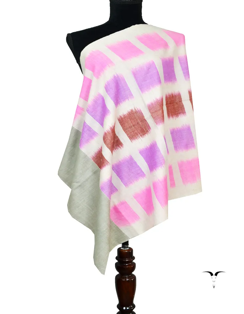 multicoloured ekat pashmina stole 8482