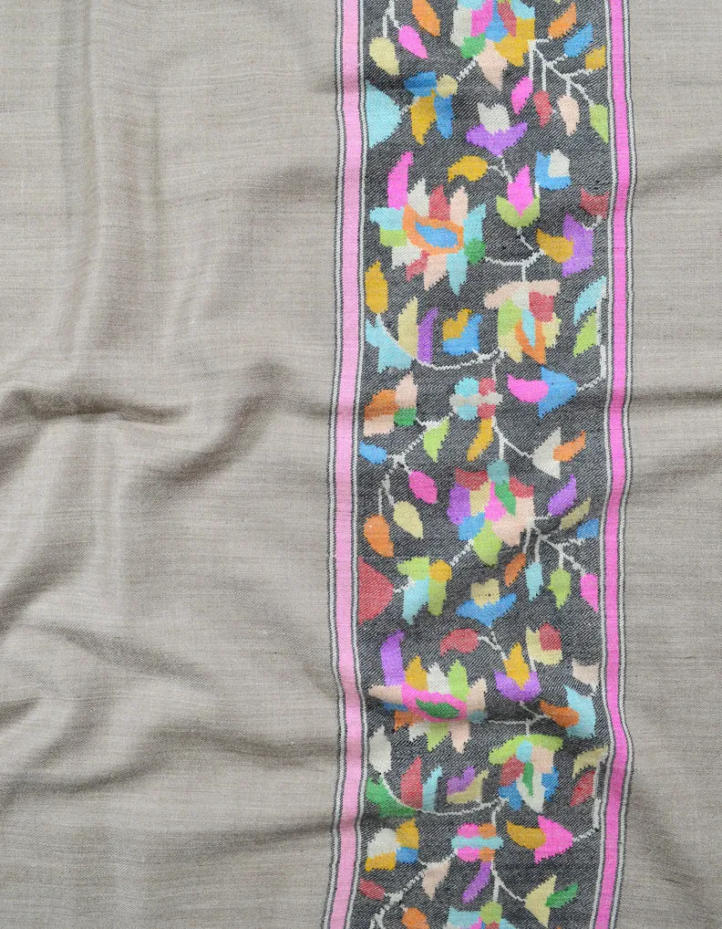 Natural Kani paldaar Pashmina Shawl 7755