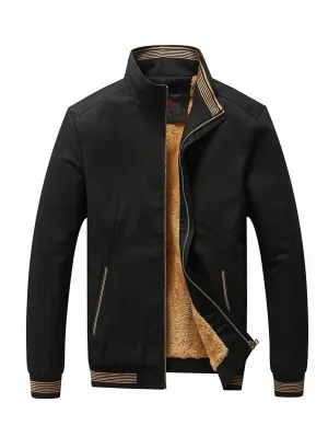 New Men's Full Zip Fashionable Fleece Jacket