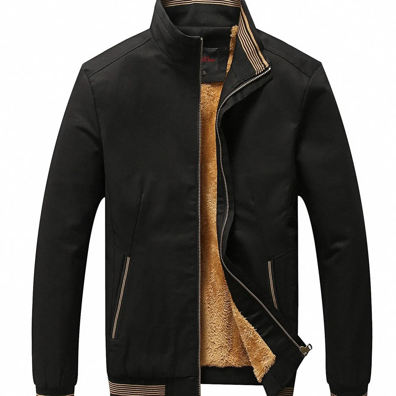 New Men's Full Zip Fashionable Fleece Jacket