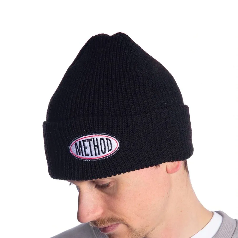 Oval Beanie Black