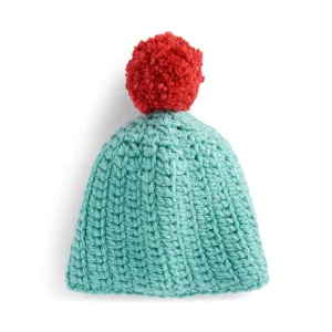 Patons Big Pom Crochet Hat