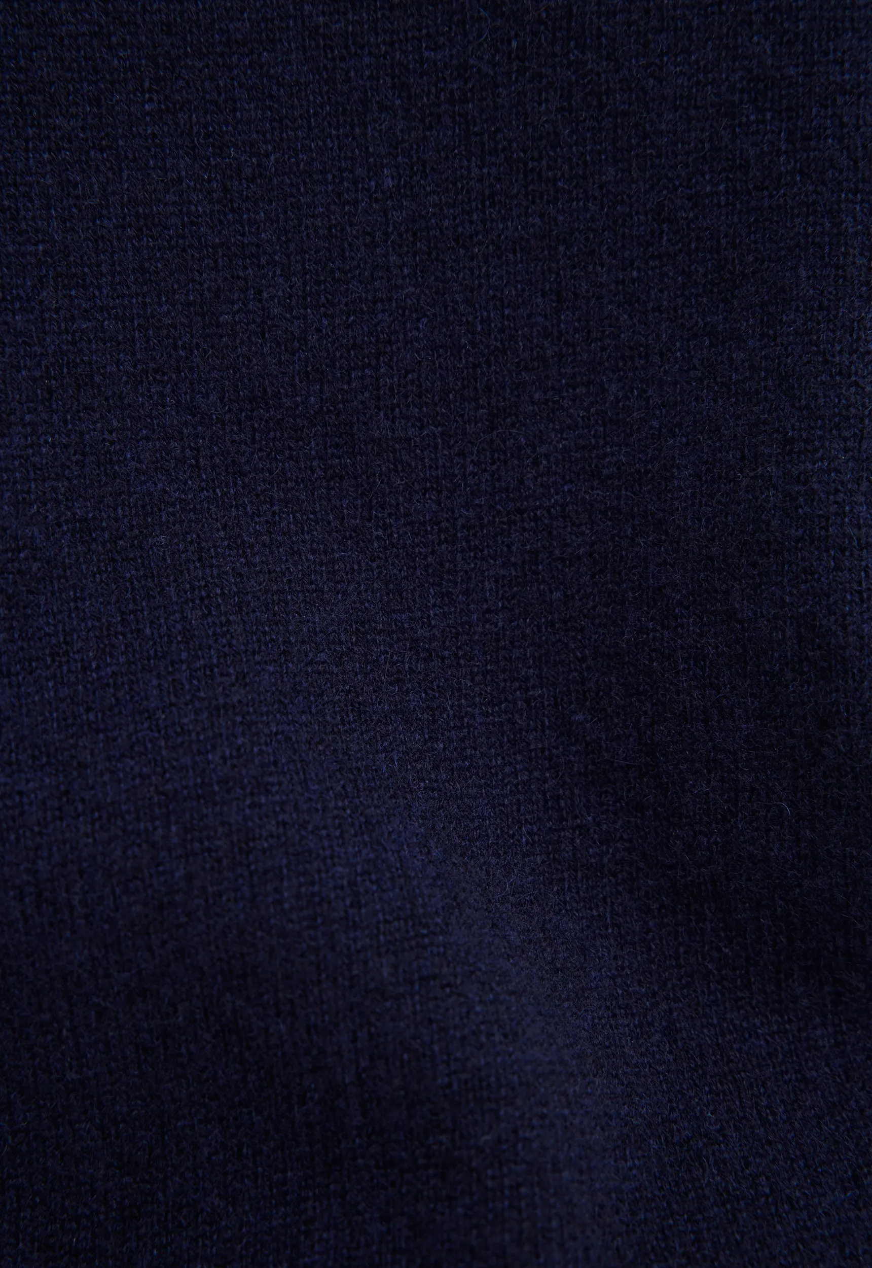 Peter Cashmere Sweater in Darkest Navy